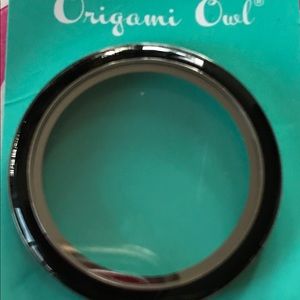 Origami Owl enamel black face (only)   No base